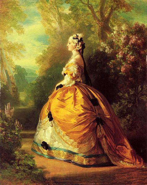Franz Xaver Winterhalter The Empress Eugenie France oil painting art